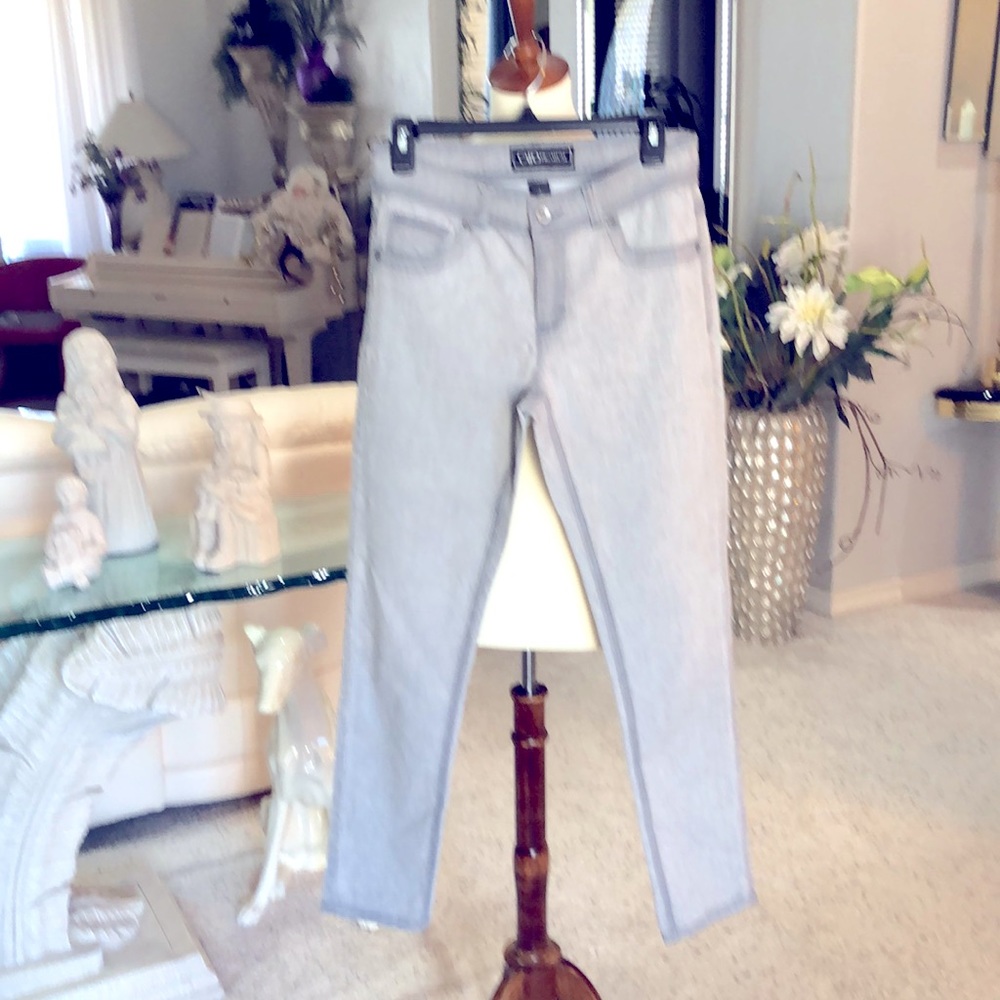 SZ 6 Contemporary ZIP UP JEGGINGS GRAY